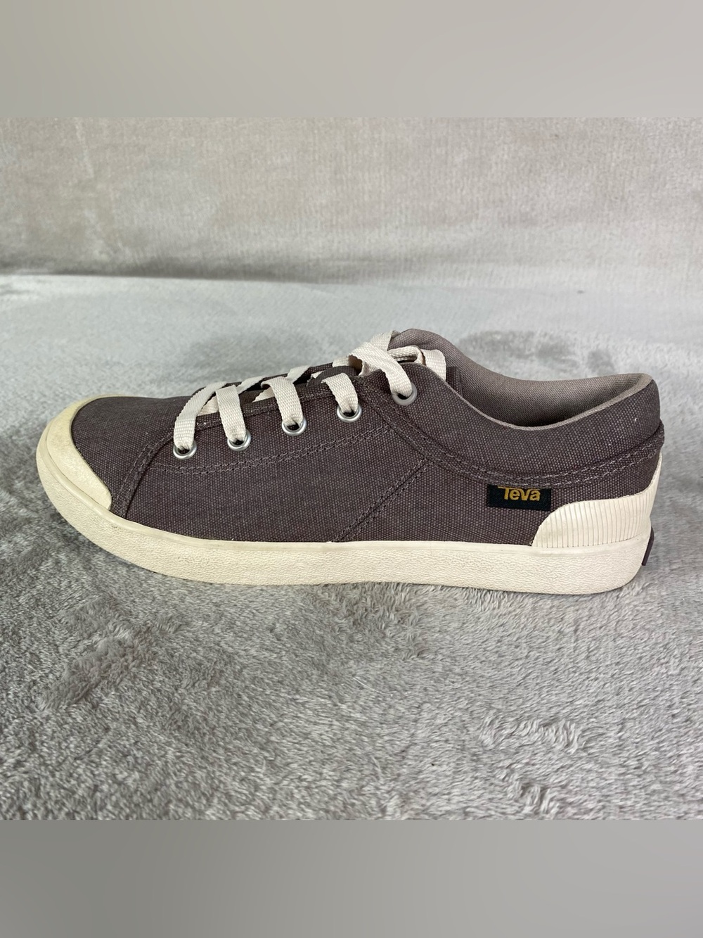 Teva Freewheel Washed Womens Size 7 Brown Canvas Walking Hiking Shoes NEW - Picture 2 of 10
